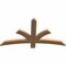 Ekena Millwork Davenport Timber Gable Bracket, Western Red Cedar, 48"W x 26"H x 1 1/2"D x 3 1/2"F, 13/12 Pitch GBW048X26X0204DAV00SWR - alternate 5